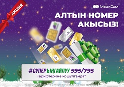 Кооз жана эске тутууга оңой «Күмүш», «Алтын» же «Платина» категориясындагы номерди кыялданып жатасыңбы?