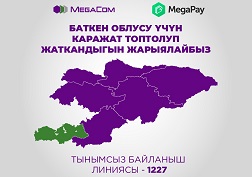 MegaCom компаниясы бардык кыргызстандыктарга бейпилдик каалайт жана коомчулукту Баткен облусундагы чек ара аймактарында жашаган элди колдоого чакырат
