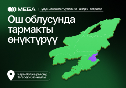Кыргызстандын калкын сапаттуу байланыш менен камсыз кылган MEGA мамлекеттик уюлдук байланыш оператору өлкөнүн алыскы жана жетүү  кыйынчылык жараткан аймактарына өзгөчө көңүл буруп, тармакты өнүктүрүү боюнча масштабдуу иштерди аткарууну улантууда.